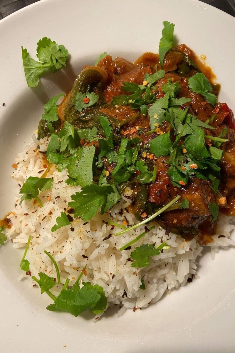 Lamb Curry with Braised Rice